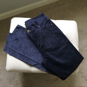 Ann Taylor The Skinny Modern Fit Navy Velvet - 4